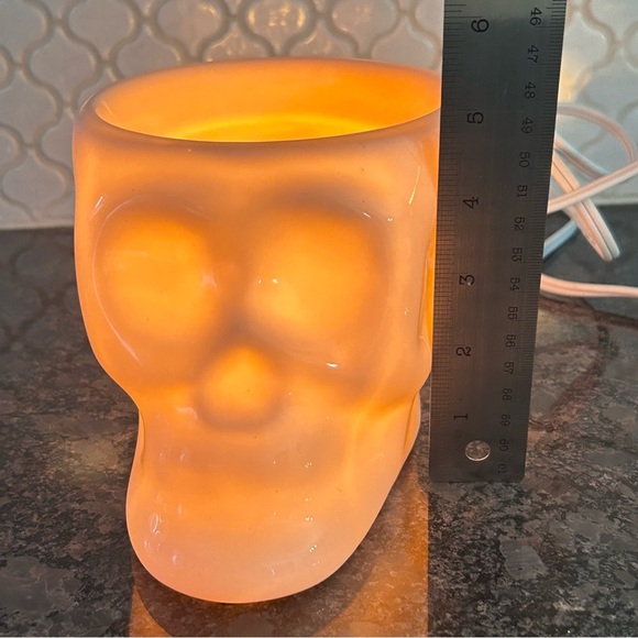 Scentsy DIY Calavera Skull Full Size Warmer Halloween Missing Lid - Picture 11 of 13